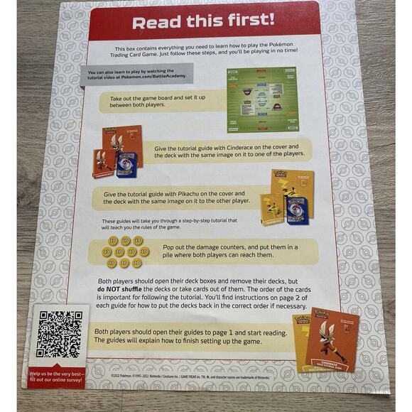 Pokemon 2022 Battle Academy Board Game - Card Game Holo Cards READ* - Picture 8 of 8